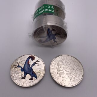 3-Euro-Dino-Taler „Therizinosaurus“ 2021