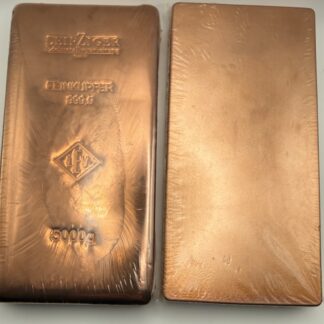 Kupferbarren - 5 kg Kilo - gegossen rechteckig