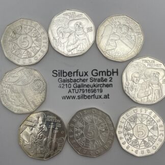 5€ Silber Münze UNTER Silberspot